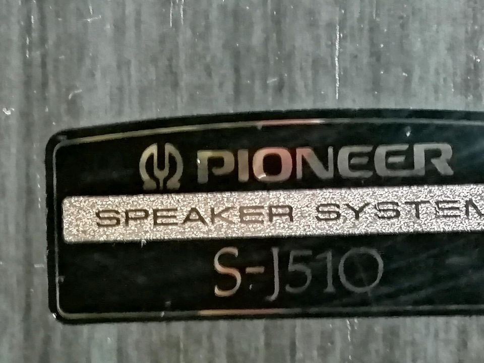 2 PIONEER S-J510, Boxen