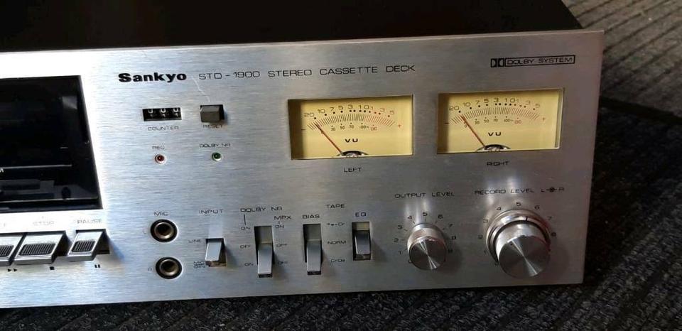 SANKYO STD-1900, Stereo Cassetten-Deck, tolles Gerät