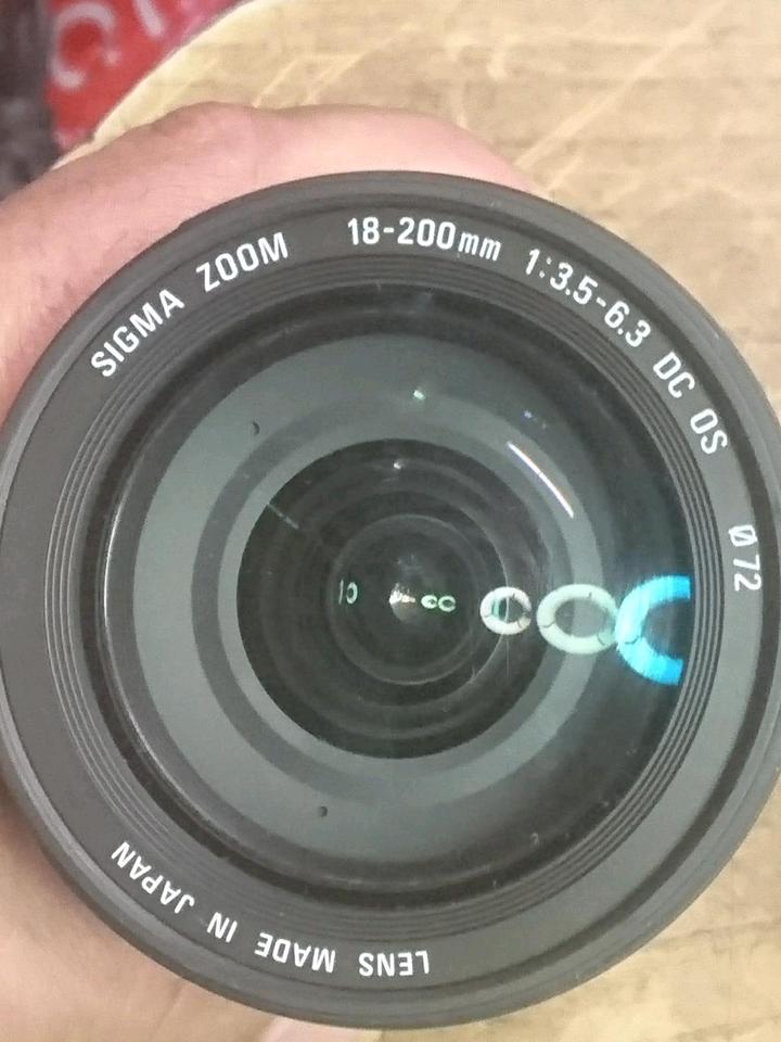 SIGMA DC 18-200mm Objektiv + HAMA UV390 HTMC