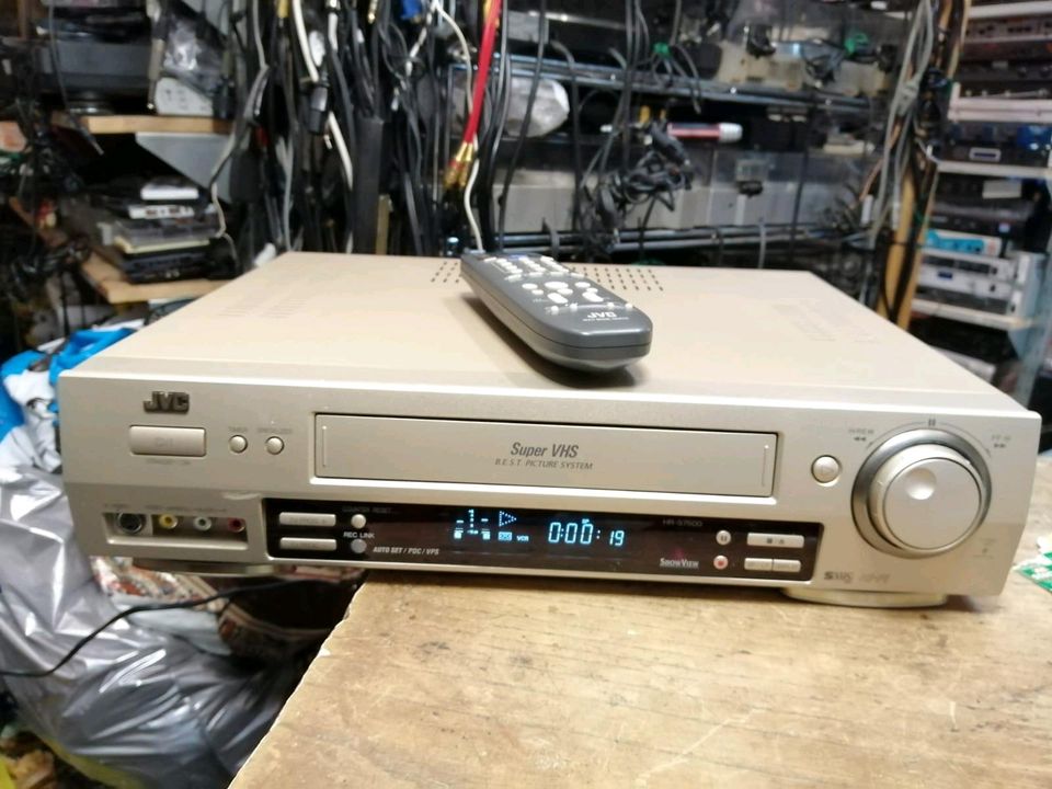 JVC HR-S7500E, Videocassettenrecorder!