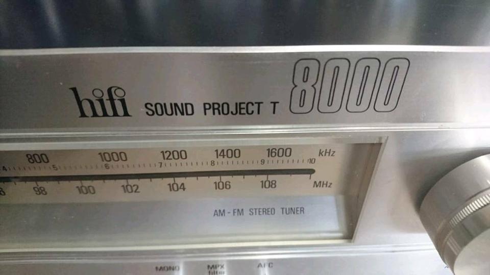 SCHNEIDER SX6674/29 HiFi Sound Project T 8000, Tuner, Toll