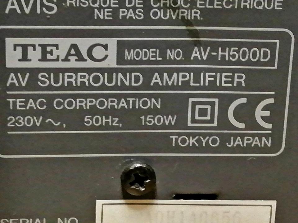 TEAC AV-H500D, Amplifier mit Original-Fernbedienung!!