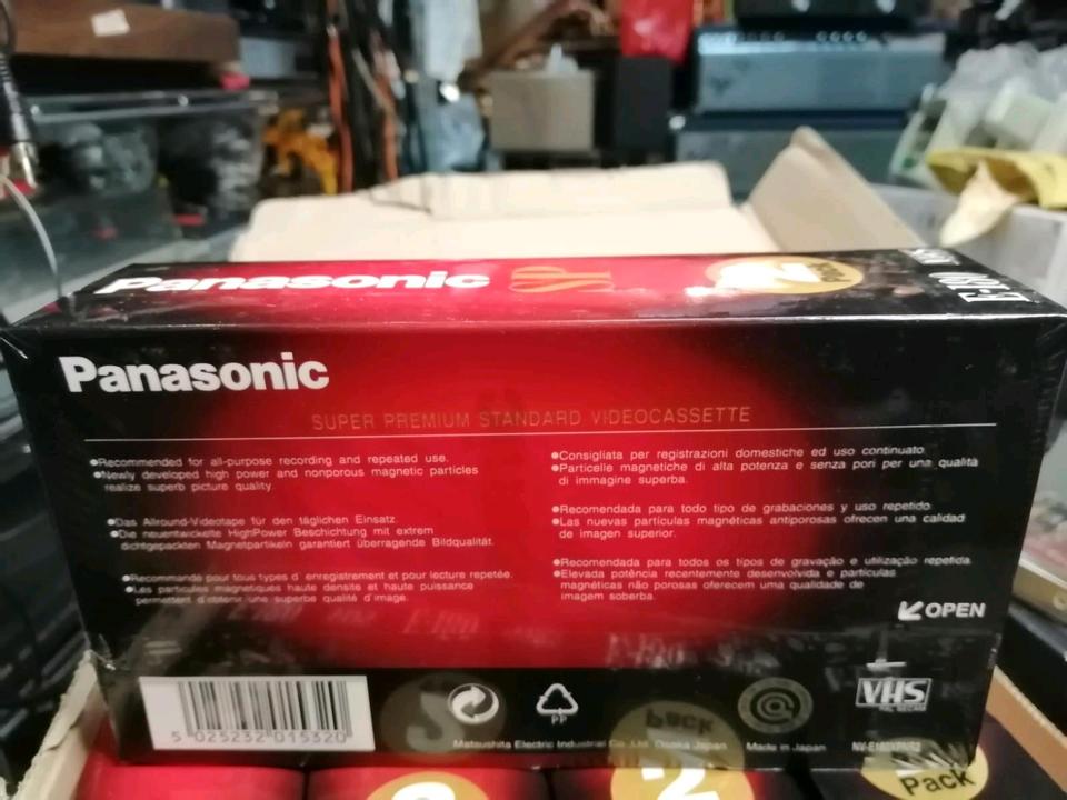 10 PANASONIC SP E180 Videocassetten, NEU & OVP!!