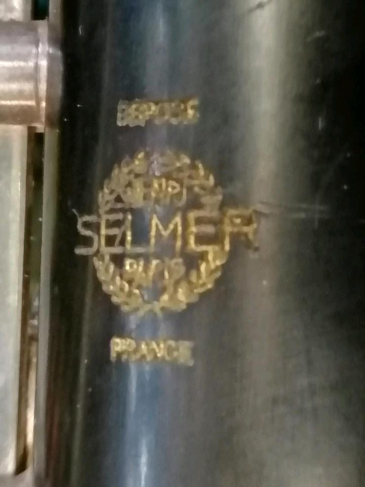 Bass-Klarinette "SELMER" V 5284, alt, französisch!!