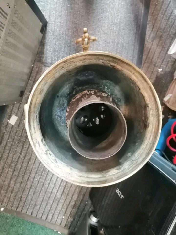 Russischer Samowar, Holzkohle, Baujahr: 1882, ca. 9 Liter!!