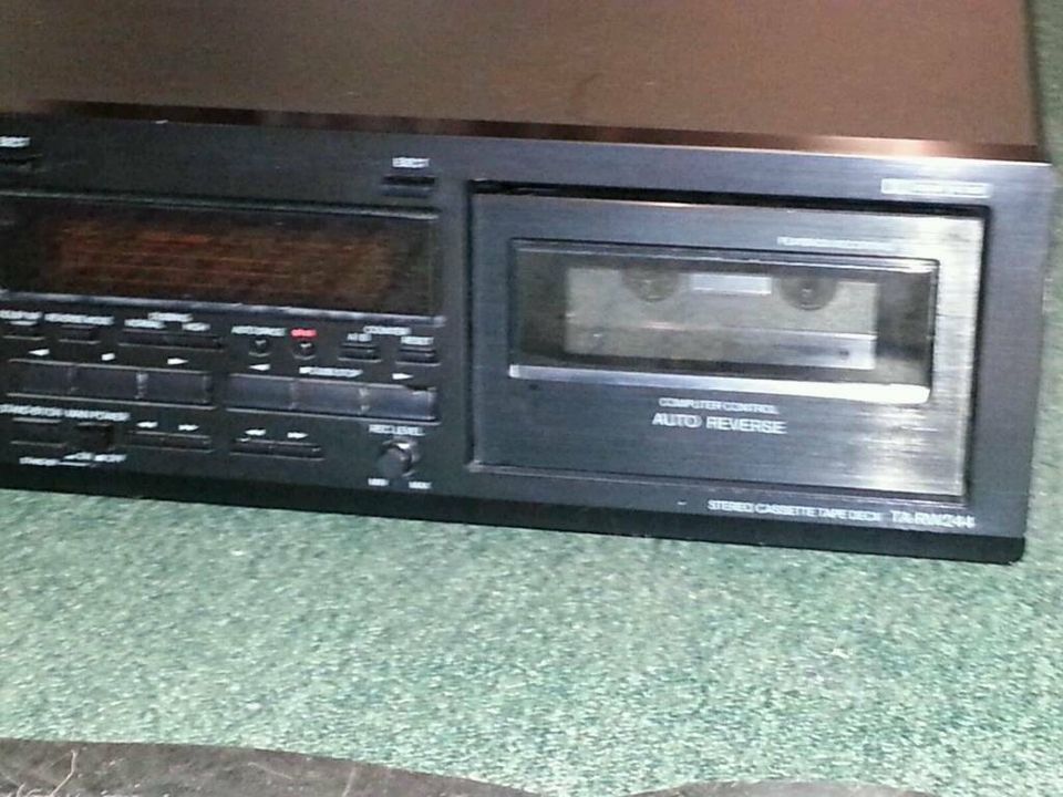 ONKYO TA-RW244; Stereo Cassetten Tape Deck, Doppel-Deck