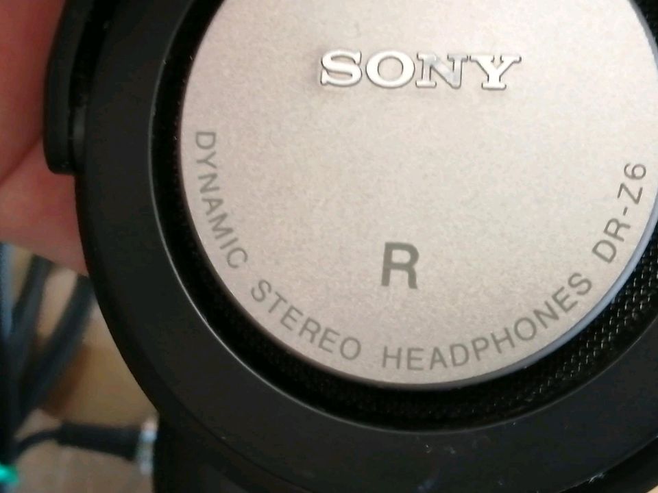 SONY DR-Z6, Dynamic Stereo Headphones/Kopfhörer!