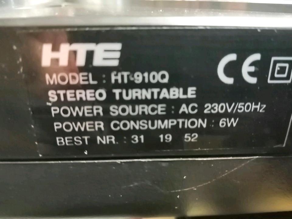 HTE Model HT-910Q, Plattenspieler + ORTOFON Nadelsystem!!