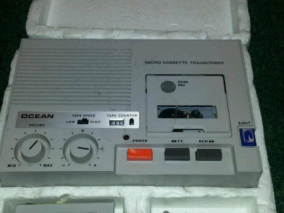 OCEAN Model: TC-500; Micro Cassette Transcriber, guter Zustand!