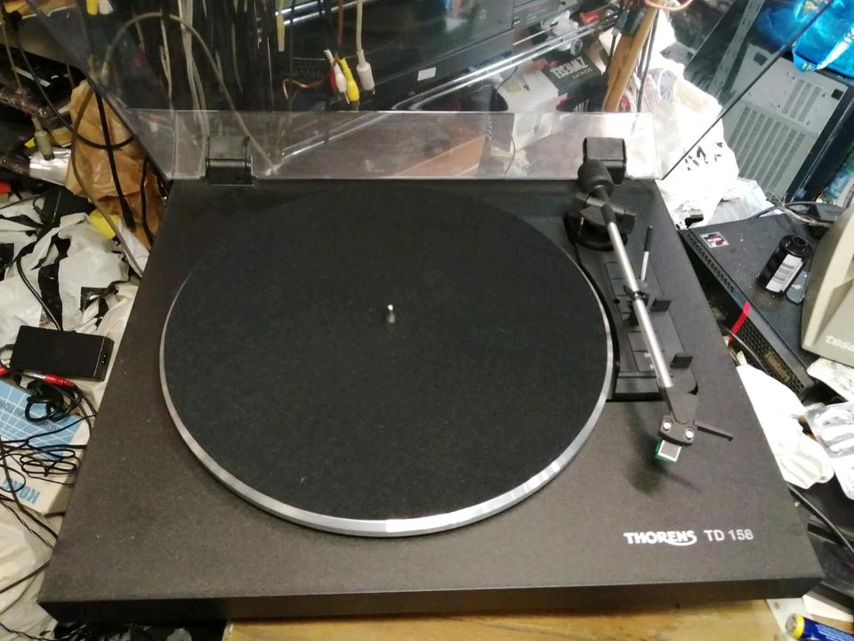 THORENS TD158, Plattenspieler +AUDIO-TECHNICA Nadelsystem!