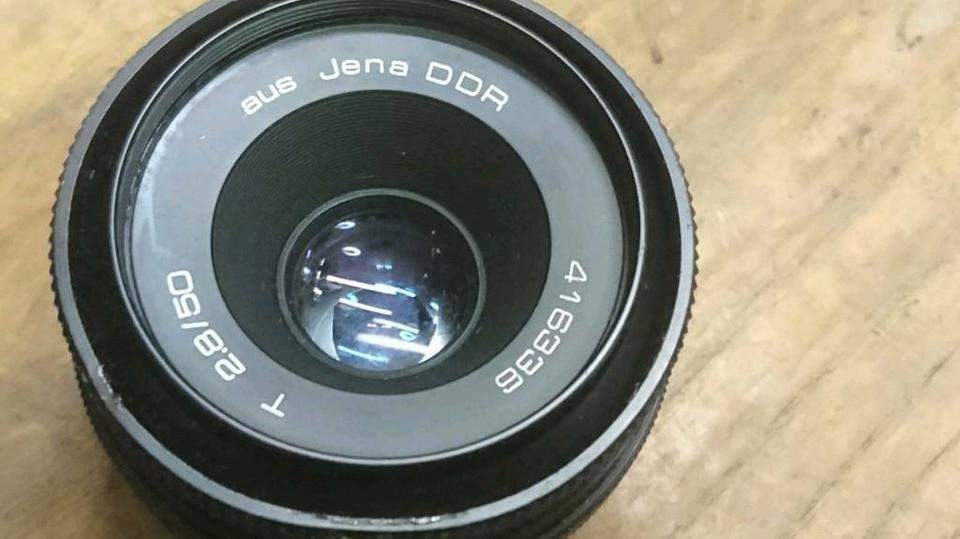 CARL ZEISS JENA T 2.8/50, 50 mm, M42, Objektiv, guter Zustand!