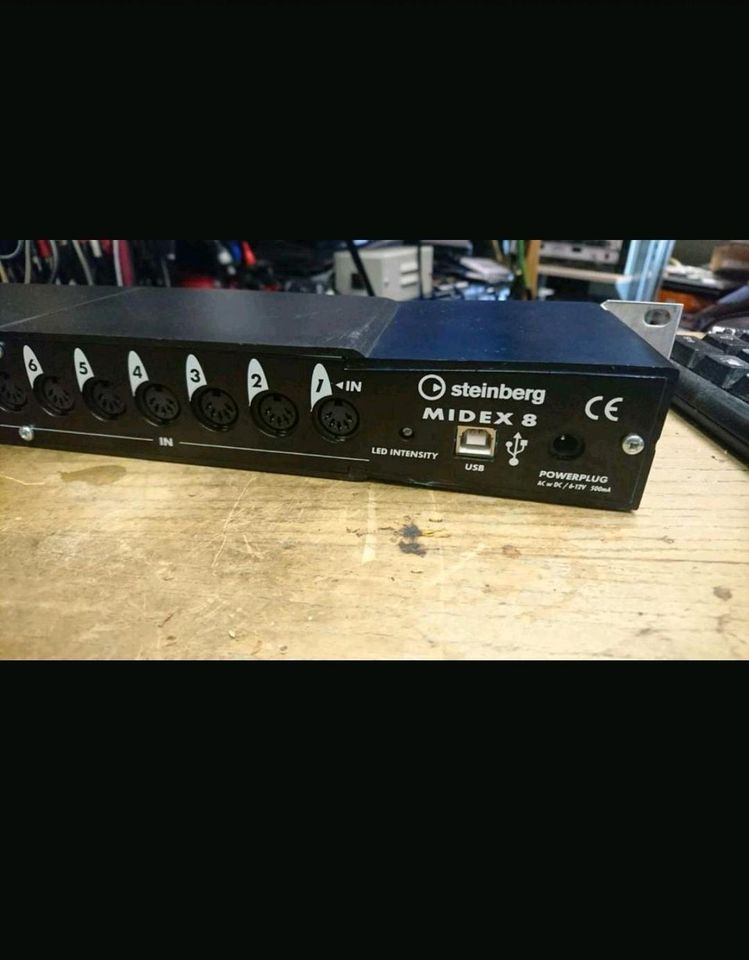 STEINBERG MIDEX 8, 8-Channel USB-Midi Interface