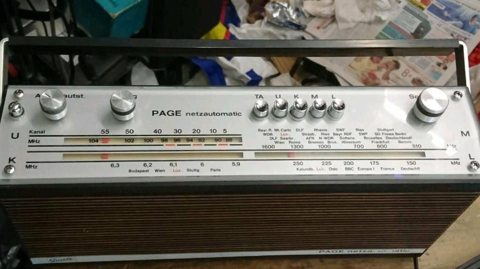 PAGE Netzautomatic 303, Radio Typ 52130555, guter Zustand! Toll