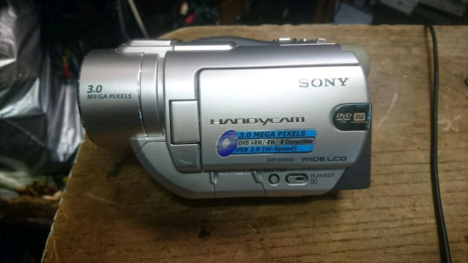 SONY DCR-DVD405E, MiniDVD-Videocamera, mit Zubehör!!