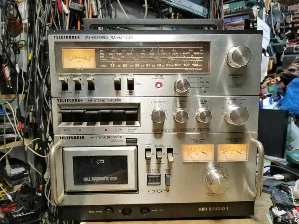 TELEFUNKEN HIFI Studio 1, Radio-Cassetten-Recorder, OHNE Boxen!!