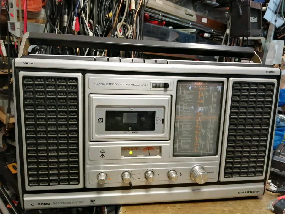 GRUNDIG C8800 Automatic, Radio-Cassetten-Recorder, Guter Zustand!