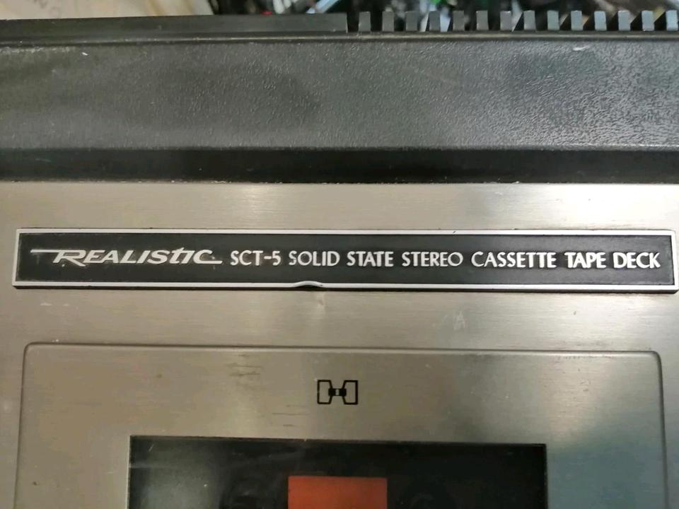 REALISTIC SCT-5, Stereo Cassetten-Deck, guter Zustand!!