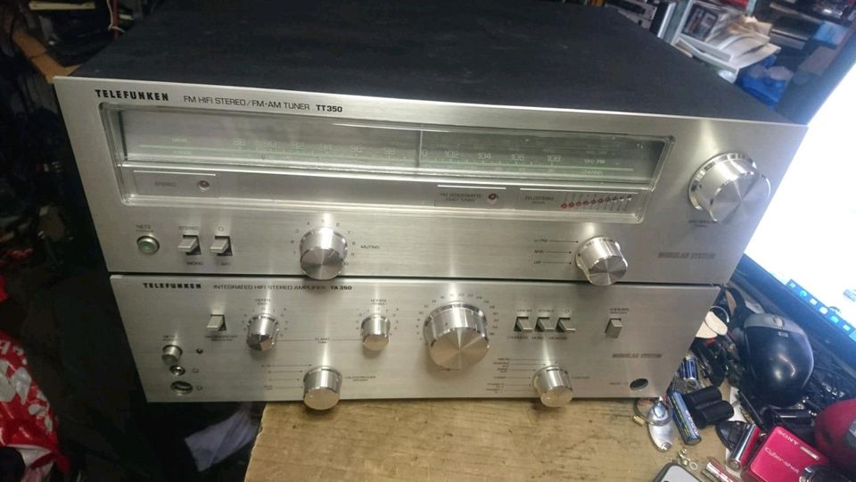 TELEFUNKEN TA350 Amplifier (DEFEKT) + TT350 Tuner,