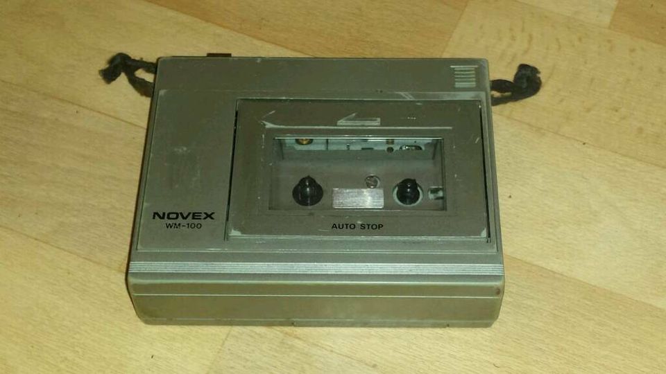 NOVEX WM-100; Cassettenrecorder; Selten; DEFEKT