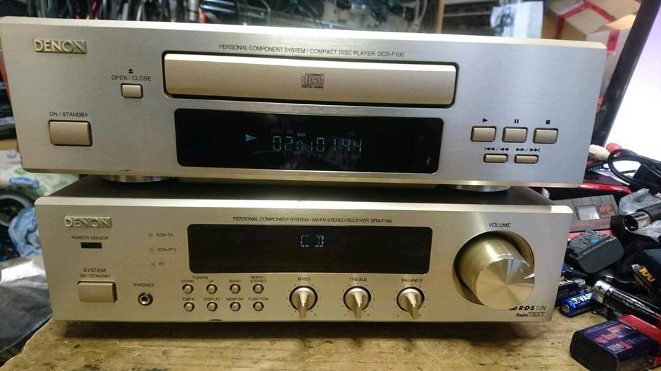 DENON DRA-F100, Verstärker + CD-Player DCD-F100