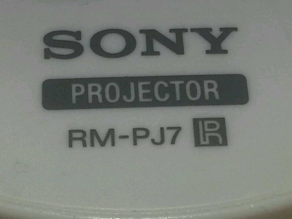 SONY RM-PJ 7 PROJECTOR; Fernbedienung für Beamer