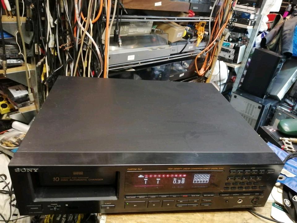 SONY CDP-C910, 10fach-Wechsler-CD-Player, guter Zustand!!!