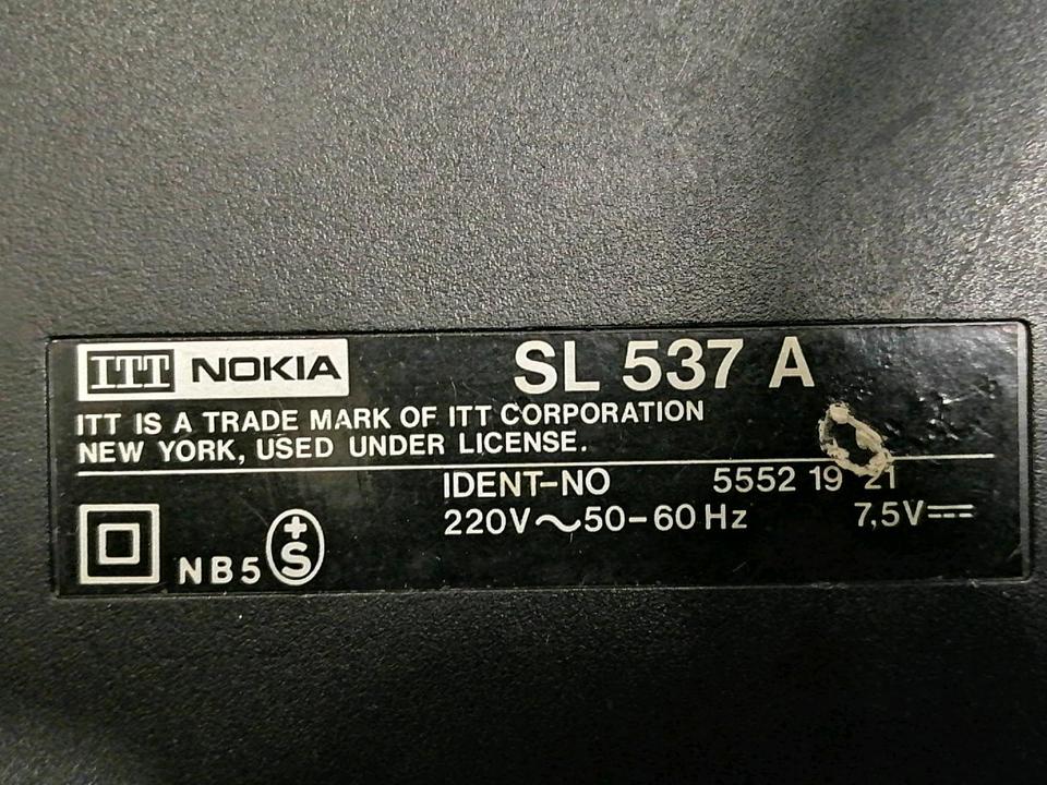 ITT NOKIA SL537A, Cassetten-Recorder, guter Zustand!!!