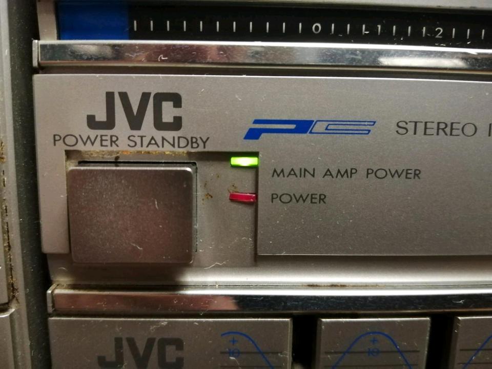 JVC PC-R55LD, Radio-Cassetten-Recorder, etwas DEFEKT!!!