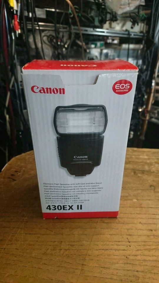 CANON 430EX II Speedlite, NEU und Originalkarton!