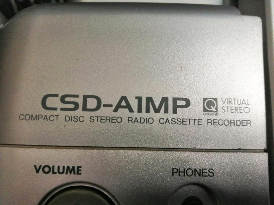 AIWA CSD-A1MPEZ, Radio-Cassetten-Recorder mit CD, etwas DEFEKT!!