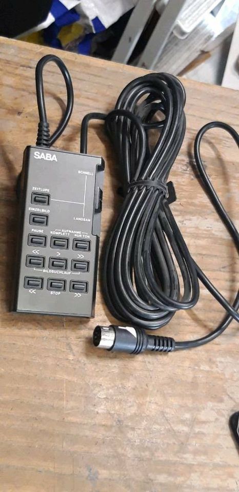 SABA VCR Remote Control Unit/Fernbedienung für VHS Videorecorder