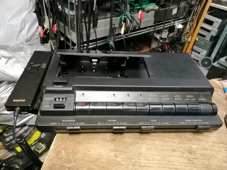 SANYO TRC-8800 Memo-Scriber mit Zubehör!!