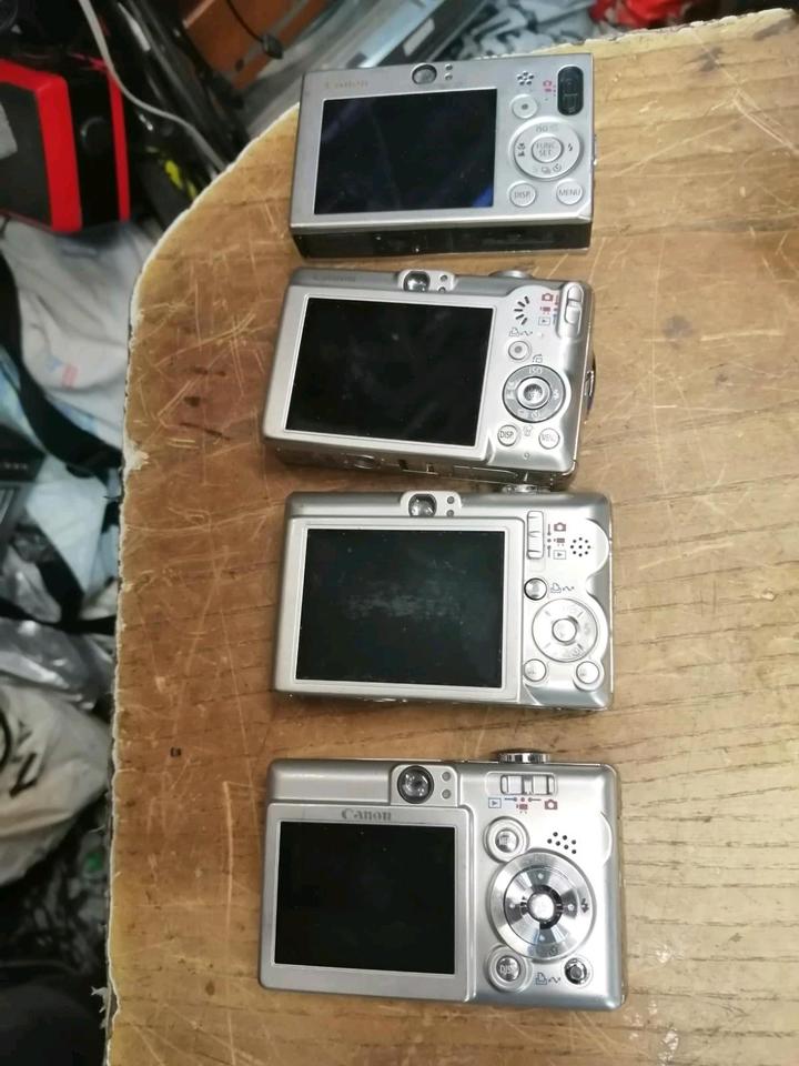 CANON IXUS 70/60/55 und 40, 4 Digital-Kameras, DEFEKT!!!