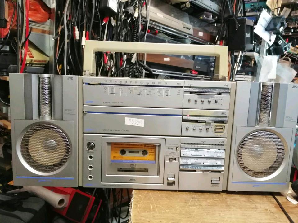 JVC PC-A5L, Radio-Cassetten-Recorder/Ghettoblaster, DEFEKT!!!