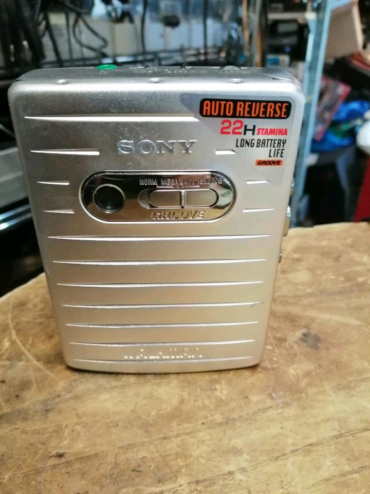 SONY WM-EX368, Walkman mit NEUEN Antriebsriemen, Alu-Gehäuse!!