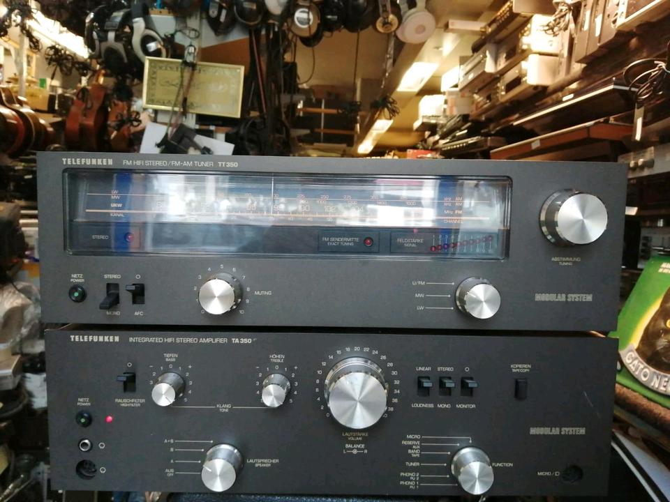TELEFUNKEN TA-350 Verstärker + TELEFUNKEN TT350 guter Zustand!!!