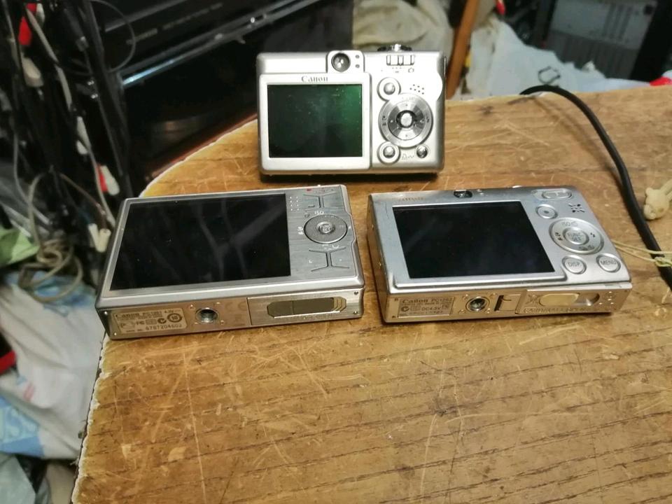 CANON IXUS 50 + IXUS 90IS + CANON POWERSHOT SD770IS IS, DEFEKT!!!