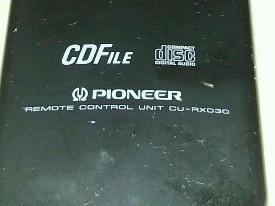 PIONEER CU-RX030 CD File, Original-Fernbedienung, SELTEN!