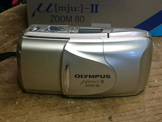 OLYMPUS MJU-II Zoom 80, Analog-Kamera, Blitz geht NICHT!!