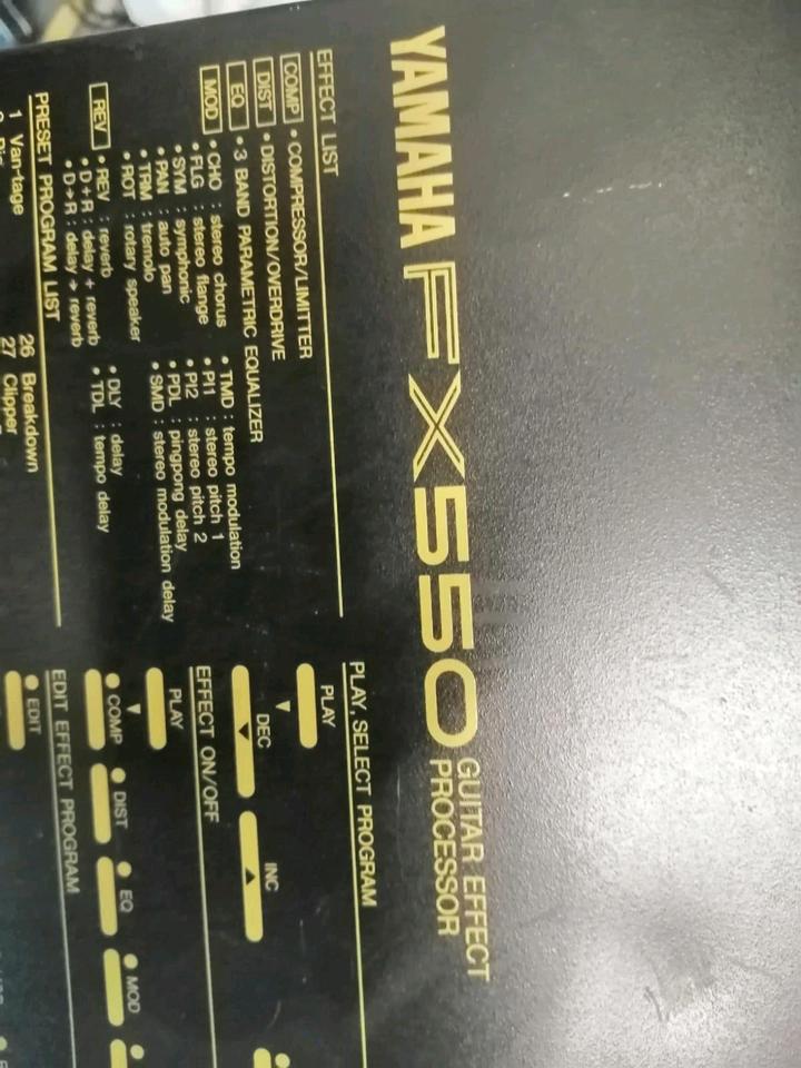 YAMAHA FX530, Guitar Effect Processor, guter Zustand!