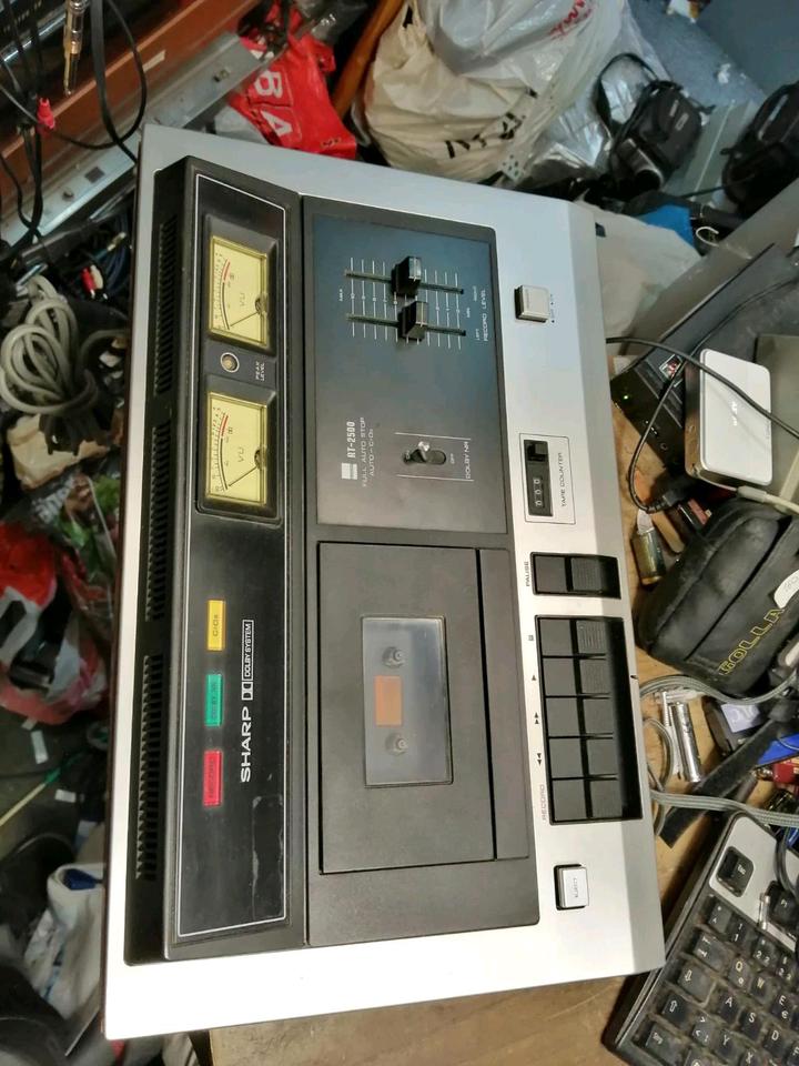 SHARP RT-2500H, Stereo Tape Deck/Cassetten-Recorder, DEFEKT!!!