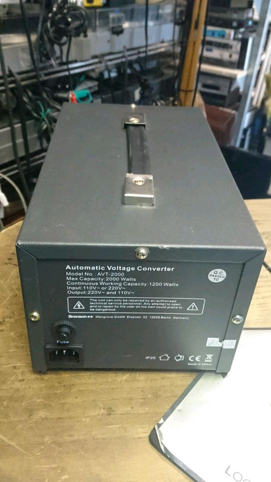 BRONSON AVT-2000 Power Transformer, Converter