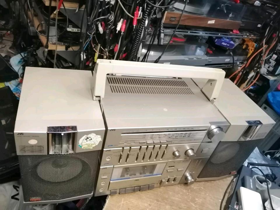 JVC PC-R11L, Radio-Cassetten-Recorder, etwas DEFEKT!!!!