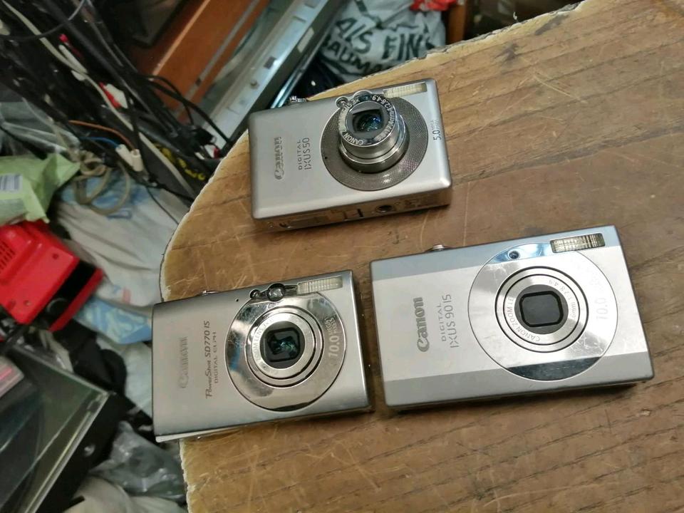 CANON IXUS 50 + IXUS 90IS + CANON POWERSHOT SD770IS IS, DEFEKT!!!