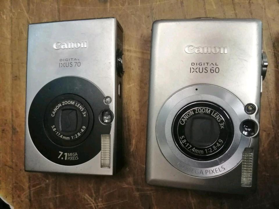 CANON IXUS 70/60/55 und 40, 4 Digital-Kameras, DEFEKT!!!