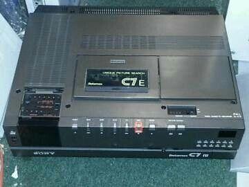 SONY Betamax SL-C7E; Videocassetten-Recorder, DEFEKT!