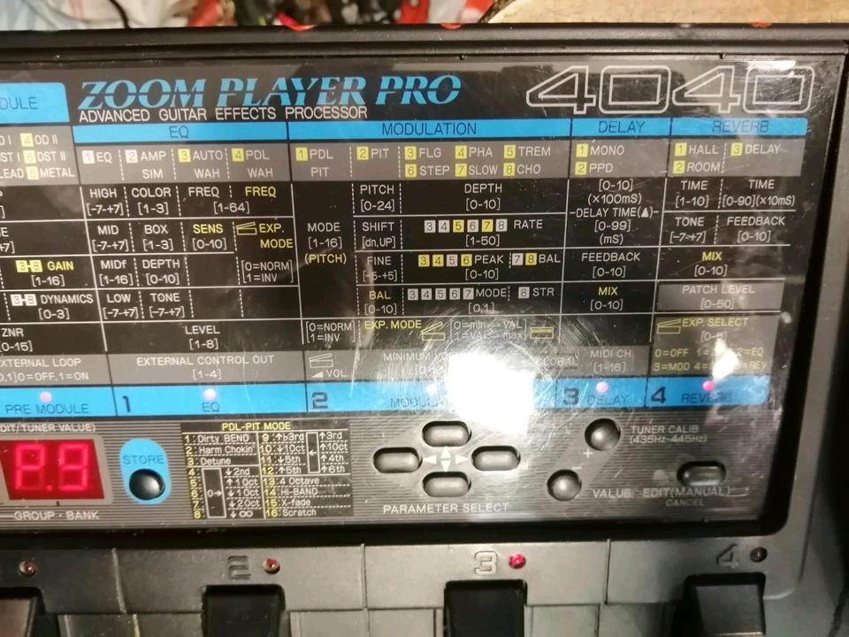 ZOOM Player PRO 4040, Guitar Effect Processor!!