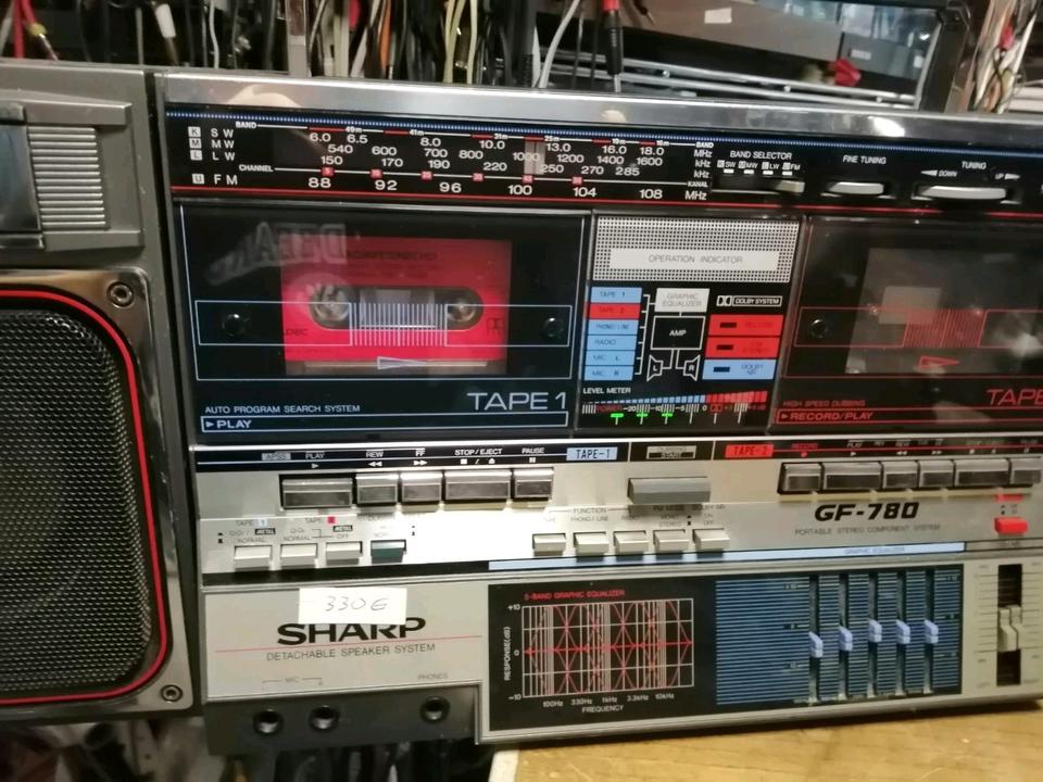 SHARP GF-780, Portable Stereo Component System, guter Zustand!!