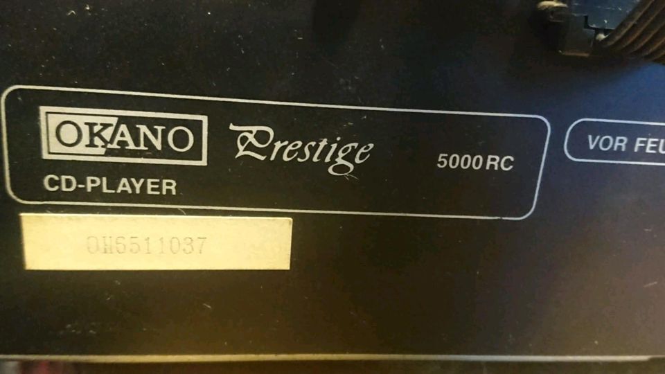 OKANO PRESTIGE Musikanlage 5000RC, etwas DEFEKT!!