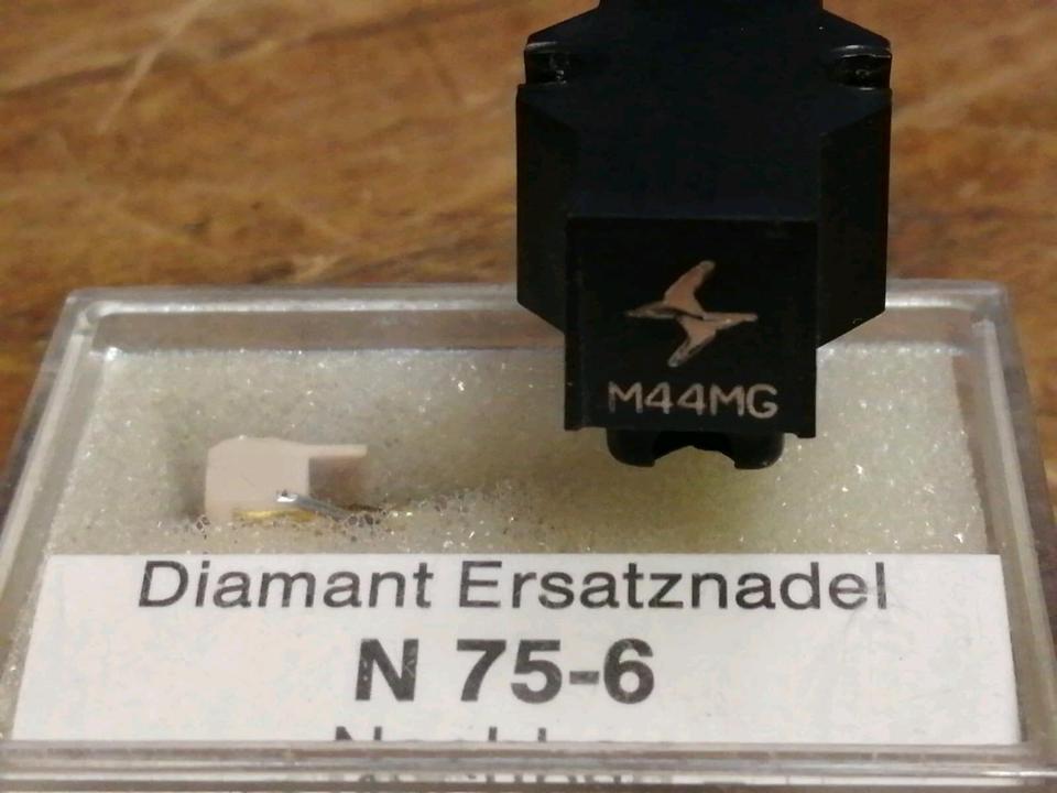SHURE M44 MG, Tonabnehmer-System mit NEUER Ersatznadel N75-6